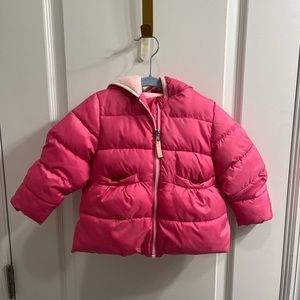 Wonder Nation Toddler Girls Pink Puffer Jacket Size:2T 100%Polyester